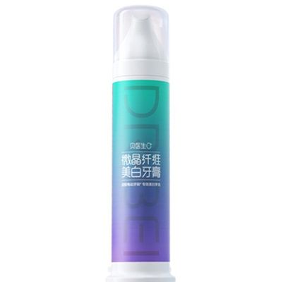 2023 Recycled Toothpaste Tube Plastic Travel Toothpaste Vacuum Airless Pump Bottle